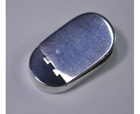 A George III snuff box with flush-hinged cover and gilt interior, possibly Pratt &amp; Humphreys, London 1796