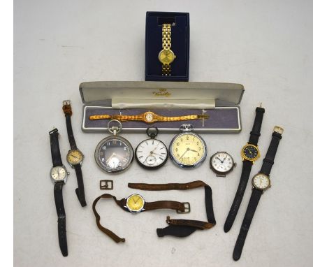 A Victorian silver open-faced pocket watch with keywind lever movement no 13445 by &nbsp;C Webb of Bishop Stortford, London 1