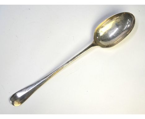 A late Victorian silver Hanoverian rat-tail stuffing spoon, Mappin &amp; Webb, Sheffield 1899, 4.2 oz