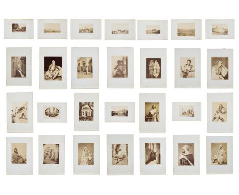 UNIDENTIFIED PHOTOGRAPHER ALGERIA, CIRCA 1980-1900 A suit of architectural views, landscapes and ethnographic studies from th