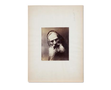 DAVID WILKIE WYNFIELD (BRITISH 1837-1887) SELF-PORTRAIT (?) AS A MONK, 1865 Albumen print  18.1 x 21.9cm (7 x 8½ in.), mount 
