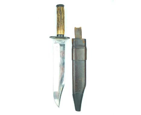 Possibly the largest Wilkinson Bowie knife in existence from the Ron Flook Collection, 33cm clipped back blade and measuring 
