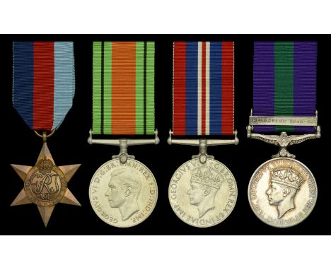 Four: Sergeant G. A. J. Loxton, Royal Air Force  1939-45 Star; Defence and War Medals 1939-45; General Service 1918-62, 1 cla