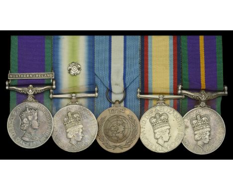 Five: Corporal R. Hay, Queen’s, late Royal Army Dental Corps  General Service 1962-2007, 1 clasp, Northern Ireland (24327929 