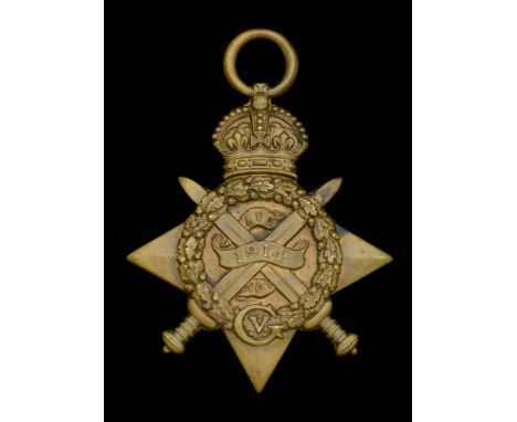 1914 Star (6989 Pte. S. H. Hitchcock. 1/Som: L.I.) very fine £60-£80  ---  Sidney H. Hitchcock attested for the Somerset Ligh