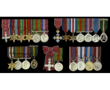 An unattributed C.B.E. group of seven miniature dress medals The Most Excellent Order of the British Empire, C.B.E. (Civil) C