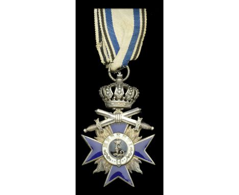 Germany, Bavaria, Order of Military Merit, Fourth Class breast badge, 64mm including crown and crossed swords suspension x 41