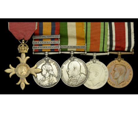 A Second War ‘Air Raid Precautions’ O.B.E. group of four awarded to J. D. Tod, who served with the 19th (Lothians and Berwick