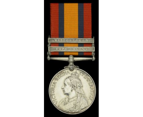 A scarce Queen’s South Africa Medal awarded to Captain and Company Commander W. W. Stanley-Clarke, 2nd Company, 1st Battalion