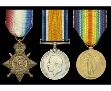 Three: Private H. Easey, 1/4th Battalion, Suffolk Regiment  1914 Star (2059 Pte H. Easey. 1/4 Suff: R.); British War and Vict