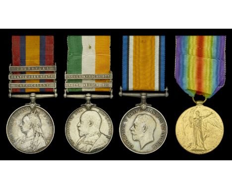 Four: Private A. Lees, Suffolk Regiment, later Bedfordshire Regiment, taken prisoner of war at Colesberg, 6 January 1900  Que