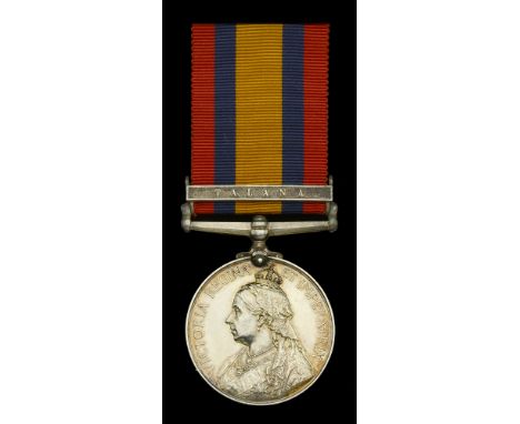 Queen’s South Africa 1899-1902, 1 clasp, Talana (5321 Pte. M. Moran. Rl. Dublin Fus:) extremely fine £180-£220  ---  Provenan