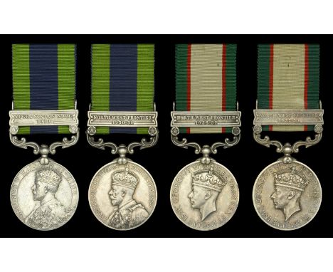 India General Service 1908-35, 1 clasp (2), Afghanistan N.W.F. 1919 (3373 Sepoy Chhaju, 37/Dogras.); North West Frontier 1930