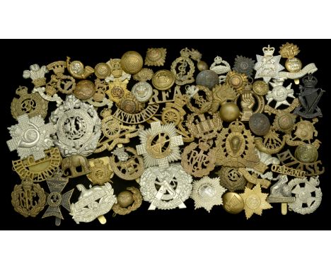 Cap Badges. A selection of military cap badges including Grenadier Guards, Royal Scots, Royal Irish Rifles, Argyll and Suther