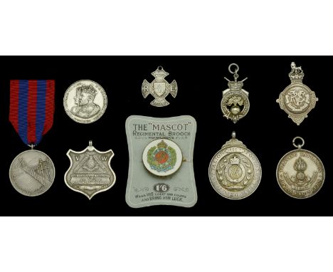 Regimental Prize Medals (9), Royal Engineers (9), including Balloon School, Royal Engineers 1902 Coronation commemorative Med