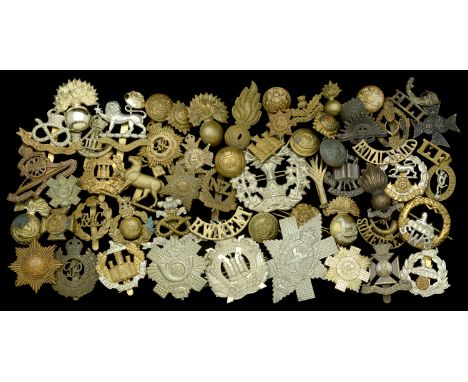 Cap Badges. A selection of military cap badges including Royal Armoured Corps, Welsh Guards, Suffolk Regiment, South Wales Bo