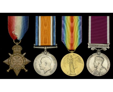 Four: Private A. R. Kersey, 2nd Battalion, Suffolk Regiment, who was taken prisoner of war on the Western Front  1914 Star (7