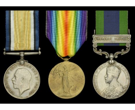 Three: Private P. W. T. Pugh, Suffolk Regiment, late Lincolnshire Regiment  British War and Victory Medals (51975 Pte. P. W. 