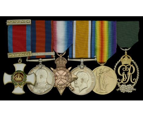 A Great War 1918 ‘Mediterranean theatre’ D.S.O. group of six awarded to Captain C. A. G. Roberts, Royal Naval Reserve  Distin