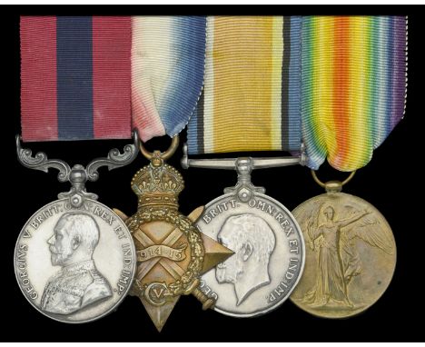 Family group:  A Great War ‘Salonika operations’ D.C.M. group of four awarded to Sergeant R. J. Wildman, 9th Battalion, Royal