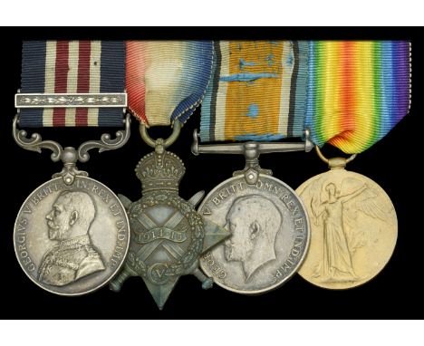 A Great War ‘Western Front’ M.M. and Second Award Bar group of four awarded to Corporal D. Glen, 6th Battalion, Queen’s Own C