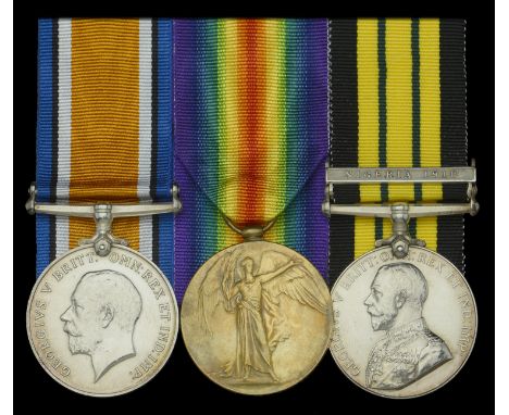 Three: Sergeant D. May, Montgomeryshire Yeomanry, attached Nigeria Regiment, West Africa Frontier Force  British War and Vict