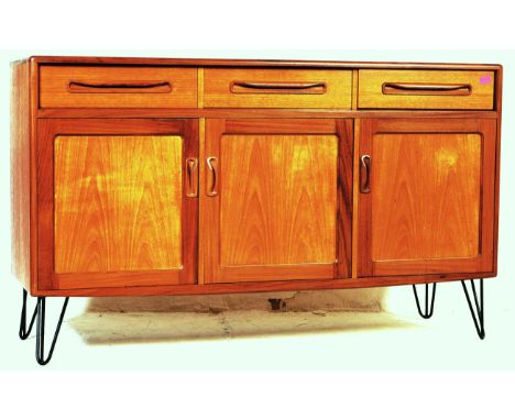 Victor B. Wilkins for G-Plan - Fresco Range - A retro vintage mid 20th Century 1960s teak wood sideboard credenza having a ru