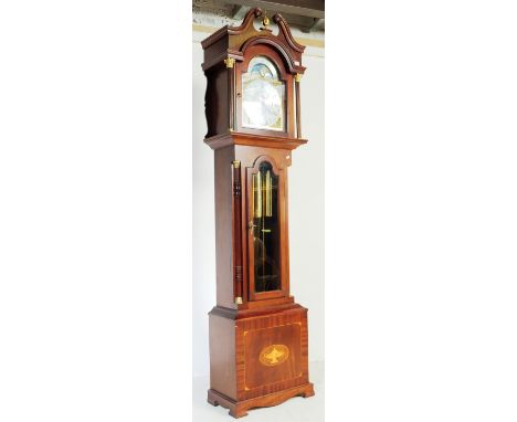 Richard Broad of Bodmin - A 20th century mahogany cased George III 'Royale' revival longcase grandfather clock. The clock hav