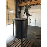 Southern Boiler & Tank Works 117 Gallon SS Tank W/ Mixer Attached, Rigging Price: $75