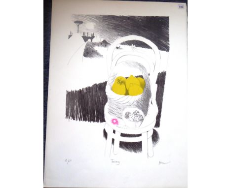 Mary Fedden (1915-2012), a limited edition (15/75) colour lithograph, 'Tuscany'; signed Fedden in pencil lower right;  unfram
