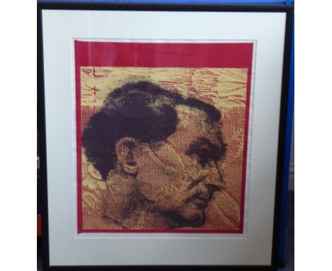 RONALD BROOKS KITAJ (1932-2007), a framed and glazed Artist's proof lithograph in colours, Portrait of Michael Hamburger, sig