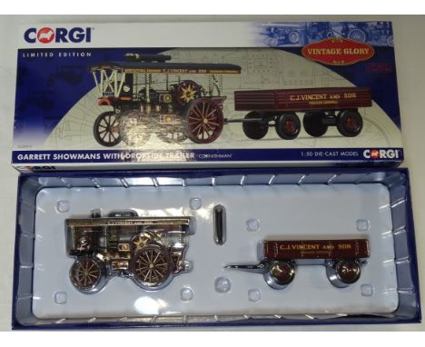 BOXED CORGI VINTAGE GLORY GARRETT SHOWMANS CORNISHMAN 