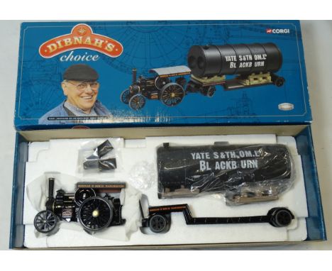 BOXED CORGI DIBNAHS CHOICE CC20101 FOWLER B6 ROAD LOC LOW LOADER & BOILER 