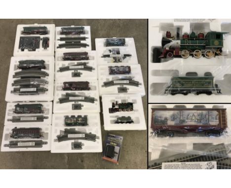A Bachmann 'Thomas Kinkade's Christmas Express' OO gauge complete train set. All boxed and unused with COA's. Comprising:- 19