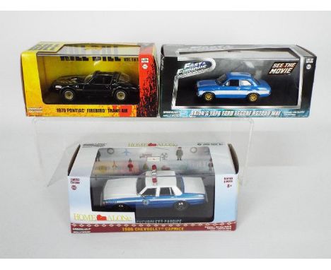 Greenlight - Three boxed Limited Edition 1:43 scale diecast model vehicles from Greenlight's 'Hollywood' range. Lot consists 