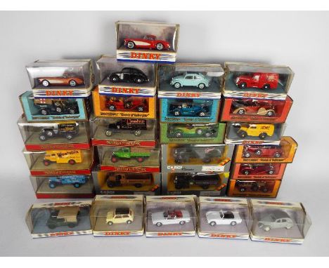 Corgi, Matchbox, Dinky - 27 boxed diecast model vehicles. Lot includes Matchbox Dinky DY9 1949 Land Rover; Matchbox Models of