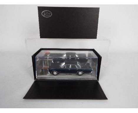 Trax - A boxed Limited Edition Trax TSS19B resin 1:43 scale 1965 Ford Galaxie 500 in Caspian Blue. The model is numbered 421 