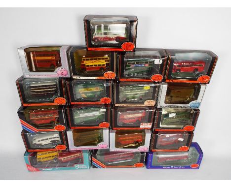 Corgi Original Omnibus, EFE - A fleet of 20 boxed 1:76 scale diecast model buses mainly by  EFE. Lot includes EFE #20601 Plax