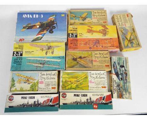 Airfix, Inpact Kits, Renewal Products, Other - 11 boxed vintage model kits in various scales . Lot includes Inpact Models 'Th