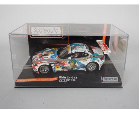 Slot - A Scaleauto slot car Model Car Competition BMW Z4 GT3 JGTC 2011 #4 Studie AG SC-6028.  In mint condition in excellent 