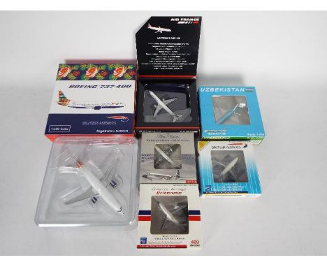 Aero Classics - Aviation 400 - Gemini Jets - A collection of 6 x boxed aircraft in mostly 1:400 scale including British Airwa