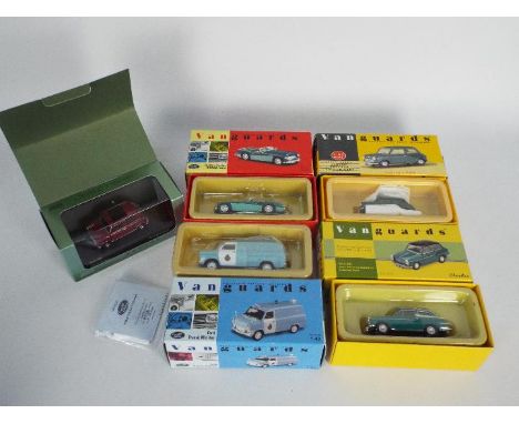 Lledo Corgi Vanguards - Five Limited Edition boxed 1:43 scale diecast model cars by Vanguards. Lot contains VA01309 Morris Mi