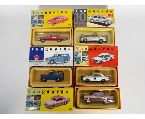 Lledo Corgi Vanguards - Five Limited Edition boxed 1:43 scale diecast model cars by Vanguards. Lot contains VA06400 Vauxhall 