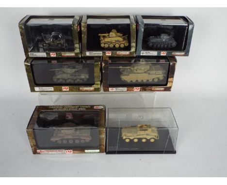 Hobby Master - A group of 7 x boxed 1:72 scale military vehicles including German Tank Destroyer Marder III, Canadian First A