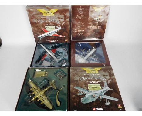 Corgi Aviation Archive - Three boxed 1:144 scale civilian aircraft from Corgi AA. Lot consists of #48501 DH Comet 4B 'British