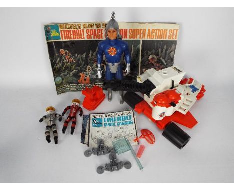 Mattel - Man In Space - A collection of figures and vehicles from Man In Space including, Major Matt Mason, Captain Lazer and