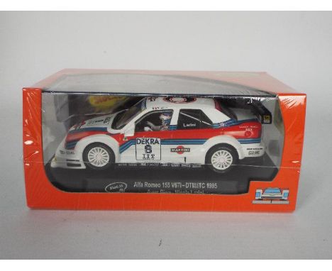 Slot - A Slot.it  model Alfa Romeo 155 V6TI-DTM/ITC 1995 Avus Ring-Nicola Larini 1995, CA40a. In mint condition, in mint pres