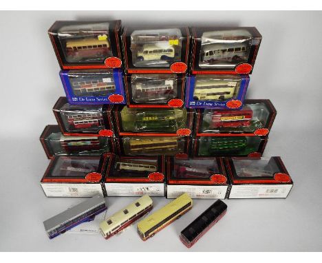 EFE, Corgi Original Omnibus - A collection of predominately boxed 1:76 scale diecast model buses by EFE. Lot includes #14003D