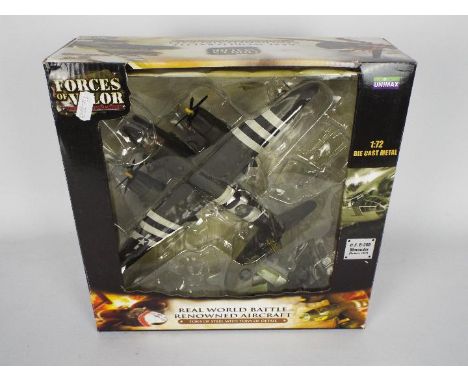 Forces of Valor - A boxed 1:72 scale Forces of Valor #85046 diecast US B-26B Marauder (Germany 1945). The model appears to be