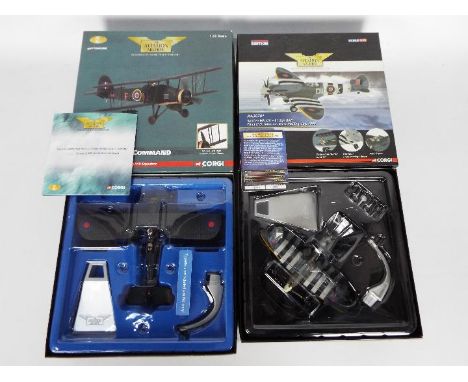 Corgi Aviation Archive - Two boxed 1:72 scale Limited Edition Corgi military aircraft. Lot contains AA36304 RAF Coastal Comma